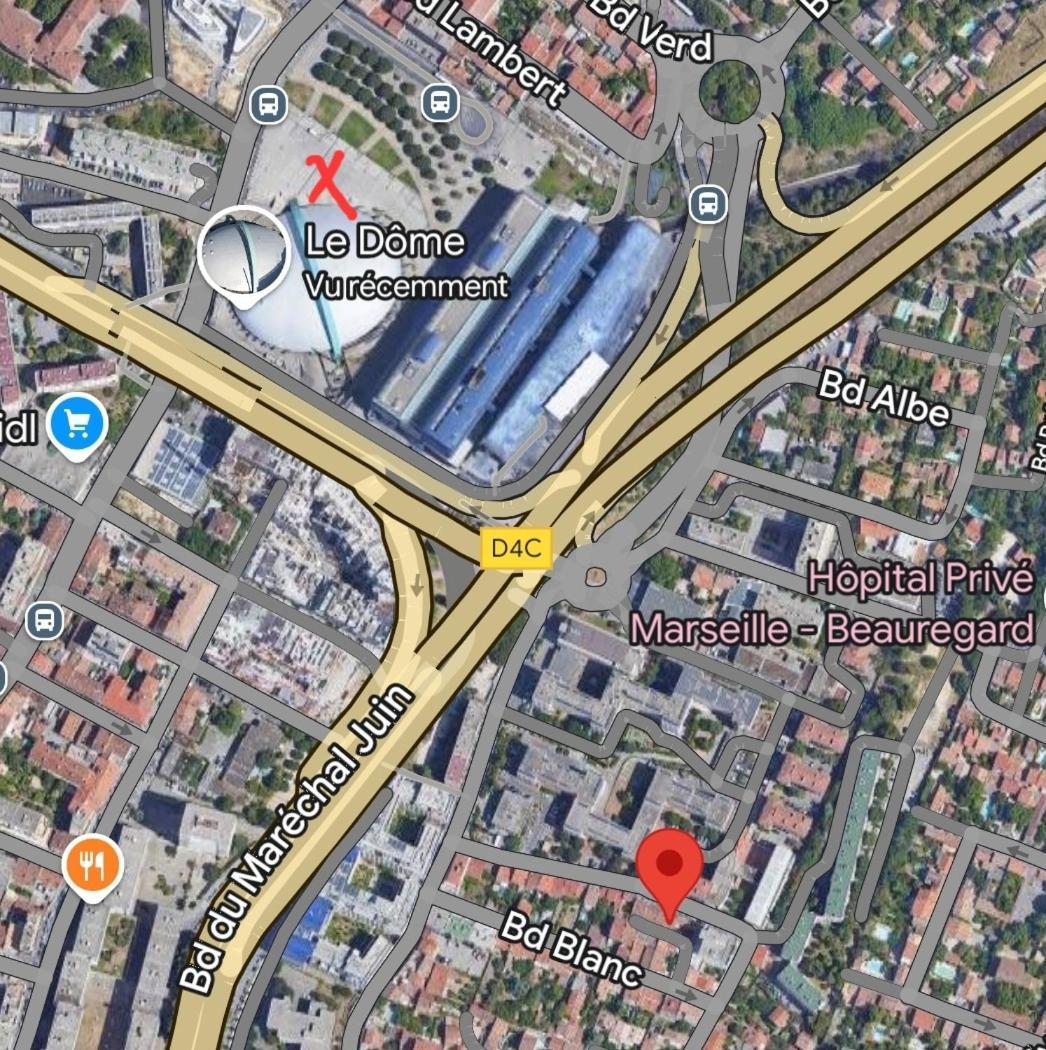 T2 Chambre Miroir Jardin Et Parking Prive Marsylia Zewnętrze zdjęcie